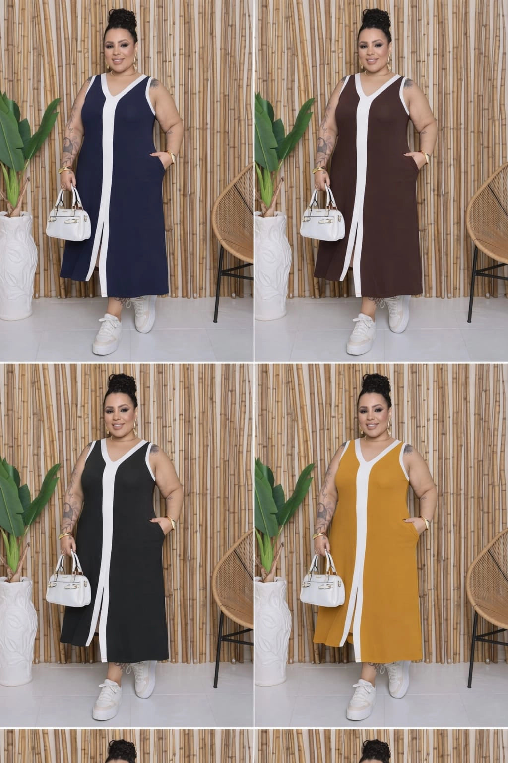 Vestido Modal Plus Size